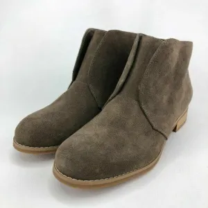 Blondo Verona Waterproof Olive Brown Suede Leather Ankle Booties