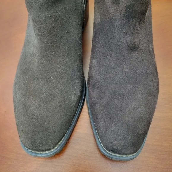 Blondo Women's Stacy Waterproof Suede Ankle Booties in Brown Size 8.5