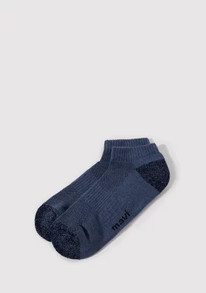 Blue Ankle Socks