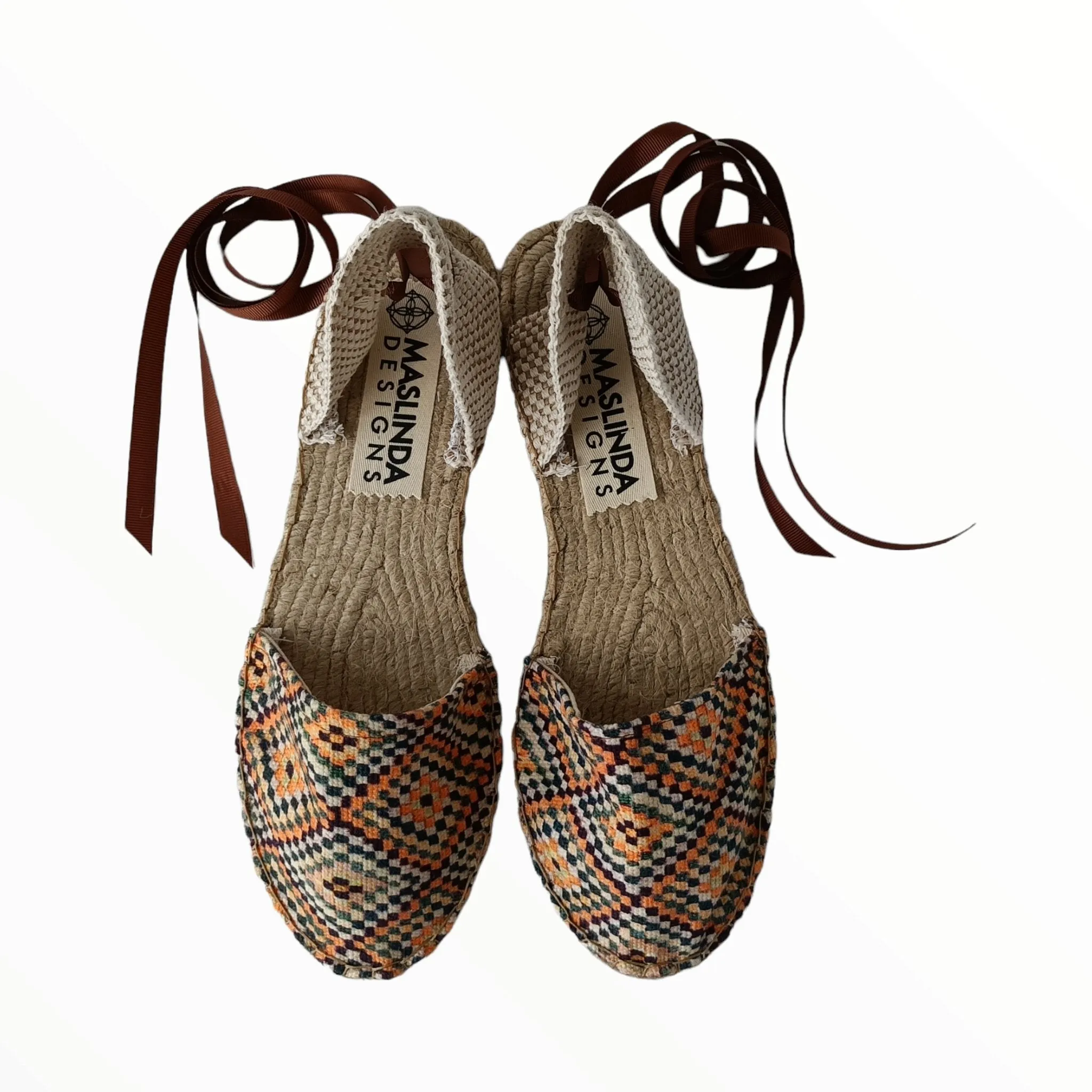 Boho  Print Vegan Espadrilles Sandals