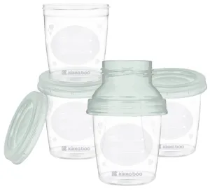Breast Milk Storage Containers with adaptor Mint