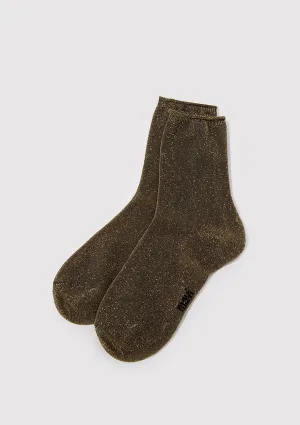 Brown Ankle Socks