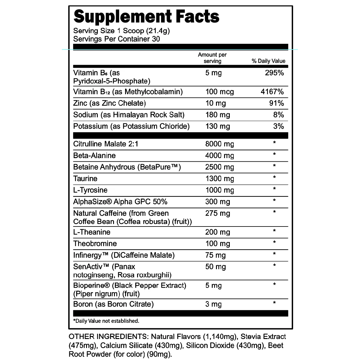 BULK BLACK Pre-Workout