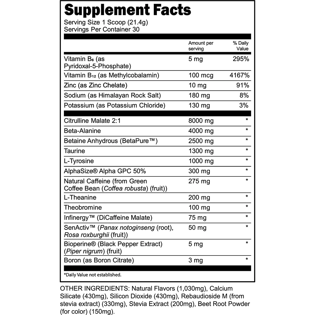 BULK BLACK Pre-Workout