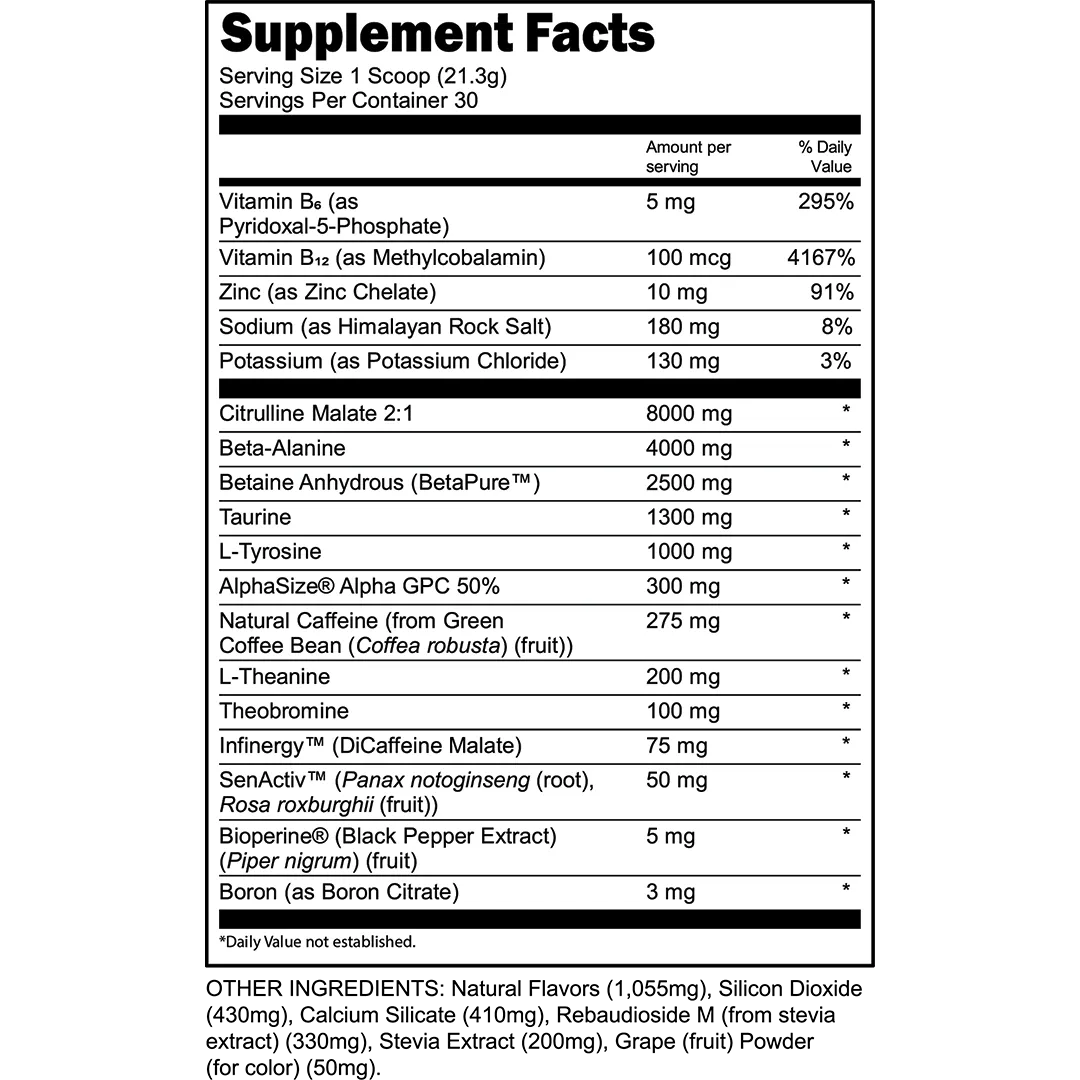 BULK BLACK Pre-Workout