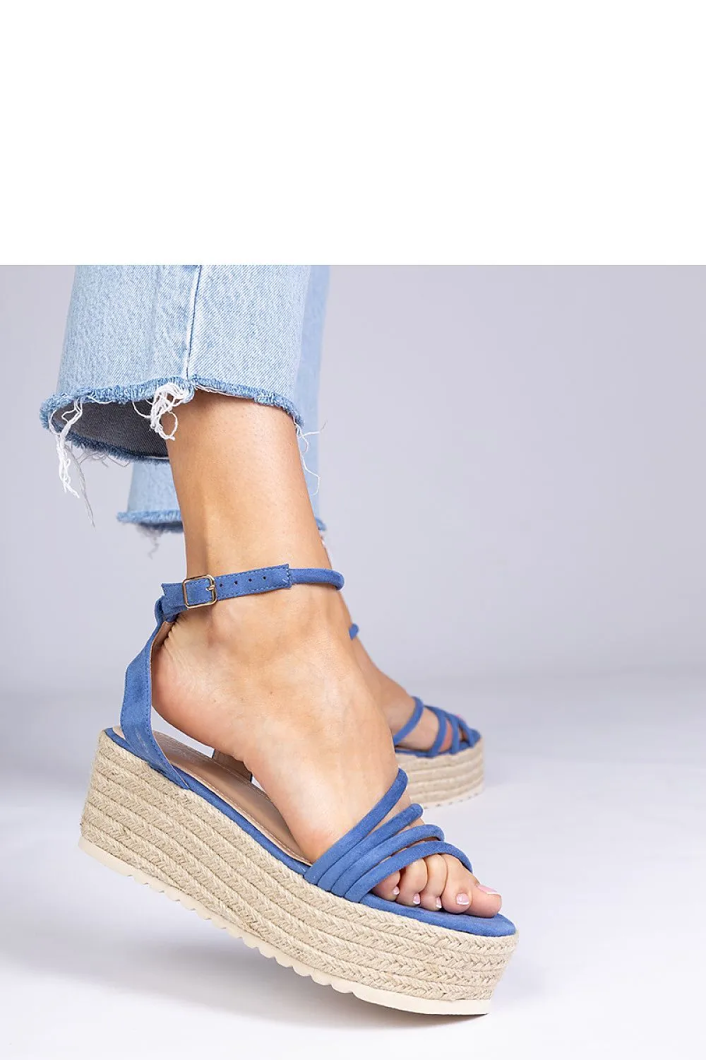 Buskin espadrille sandals on the Panola platform