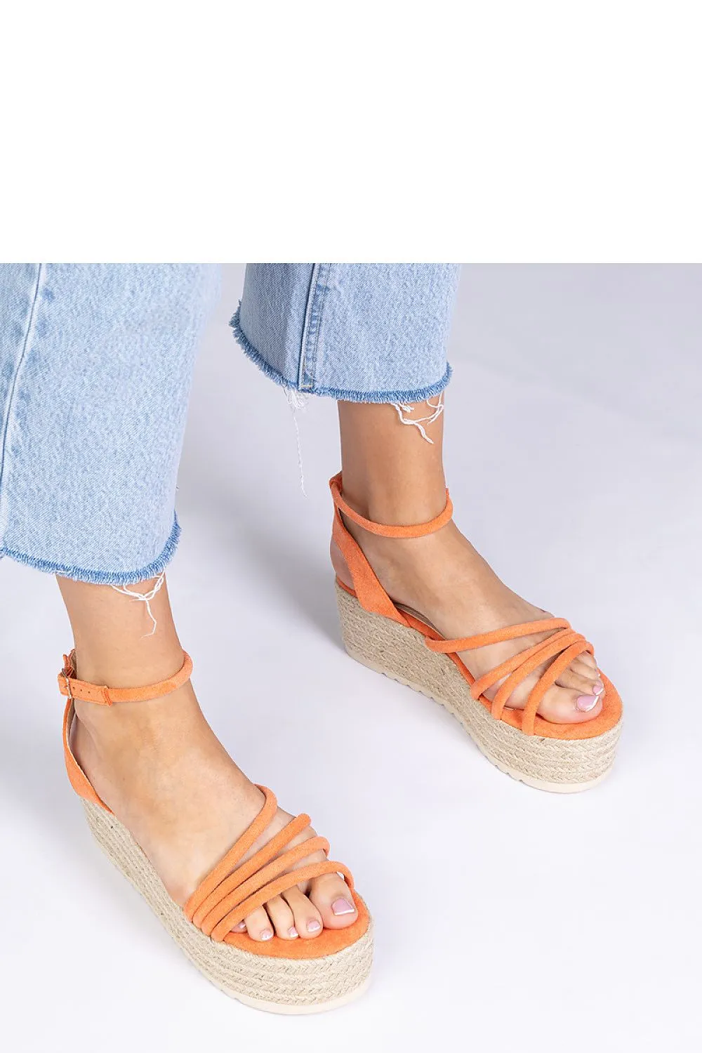 Buskin espadrille sandals on the Panola platform