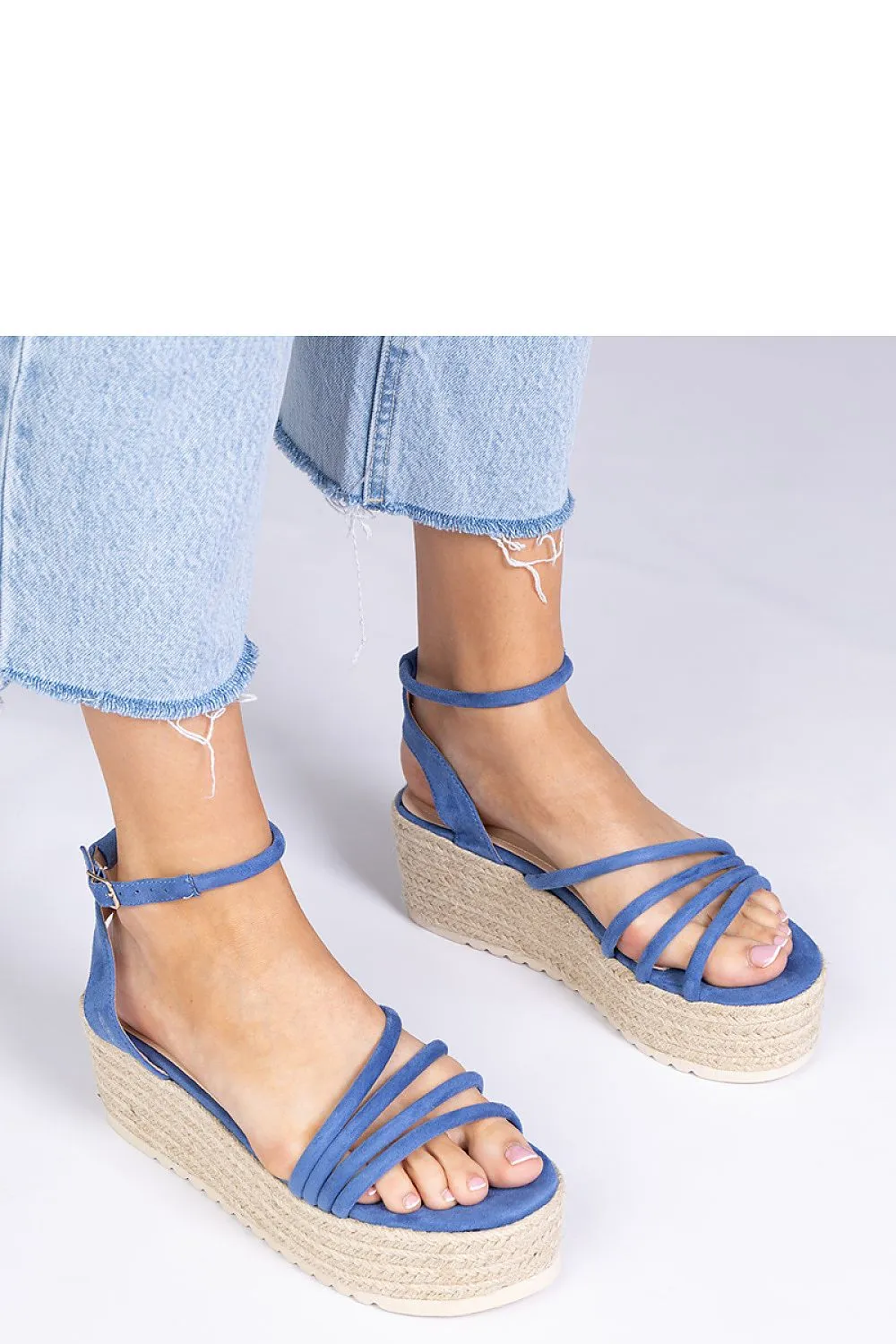 Buskin espadrille sandals on the Panola platform