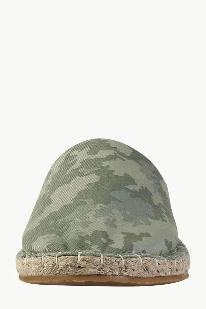 Camo Print Slip On Espadrilles