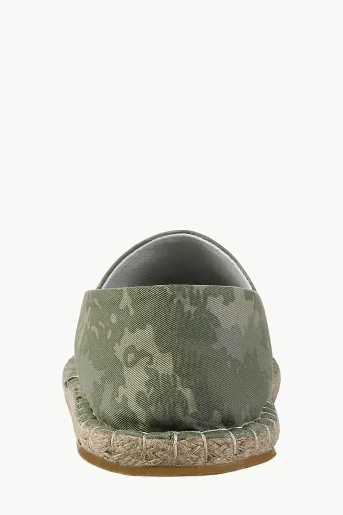 Camo Print Slip On Espadrilles