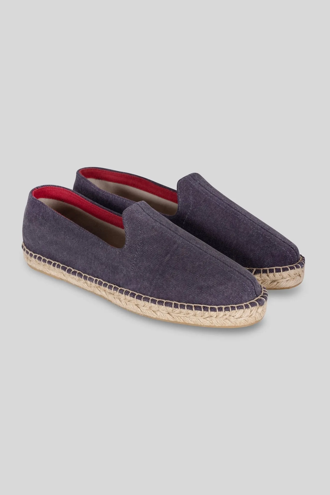 canvas espadrille blue