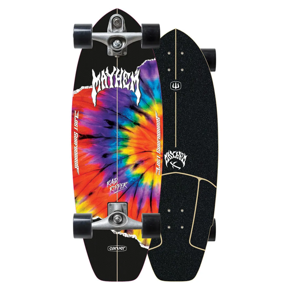 Carver Surfskate 31" Lost Rad Ripper Tie Dye