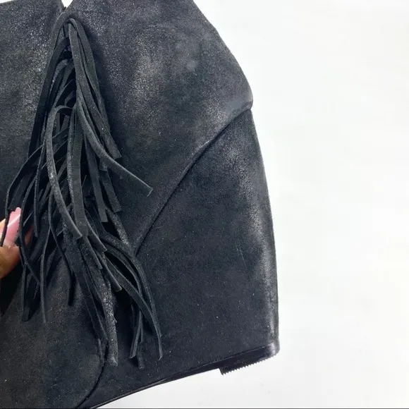 Charles David Fringe Ankle Booties. Size 6 1/2 M