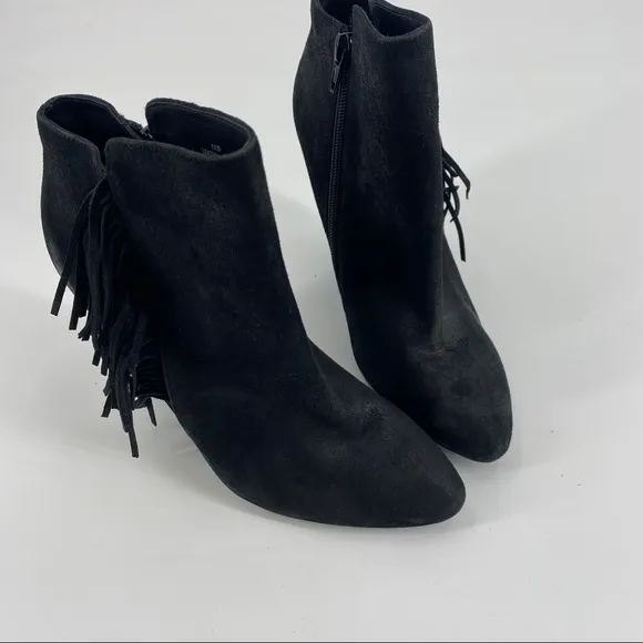 Charles David Fringe Ankle Booties. Size 6 1/2 M