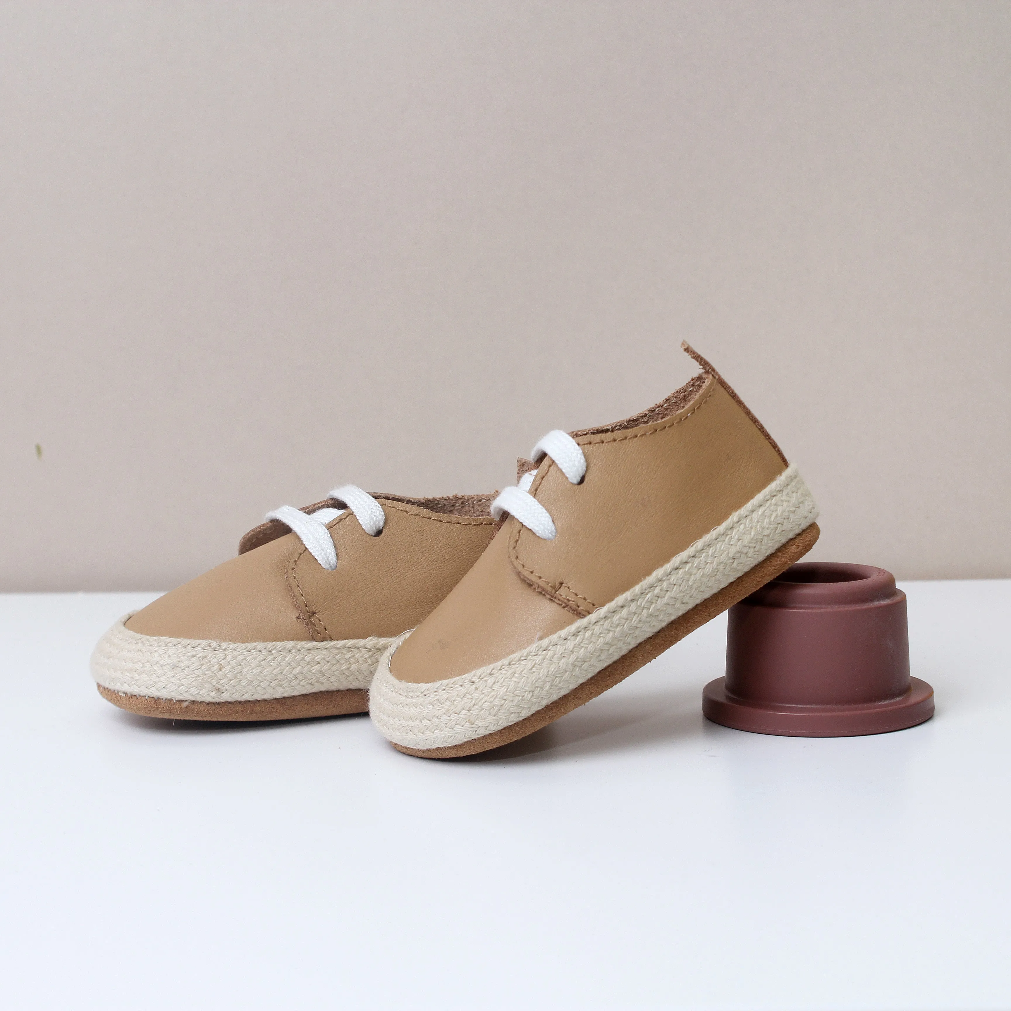 Chicco Camel Unisex Laced Espadrille