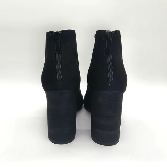 Chinese Laundry Black Lace-Up Gladiator Open Toe Heeled Booties Size 8.5M