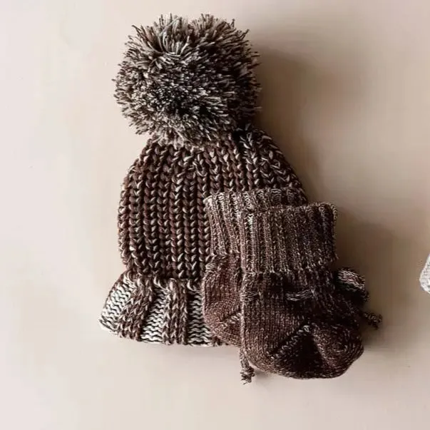 Chunky Cotton Beanie | Chocolate