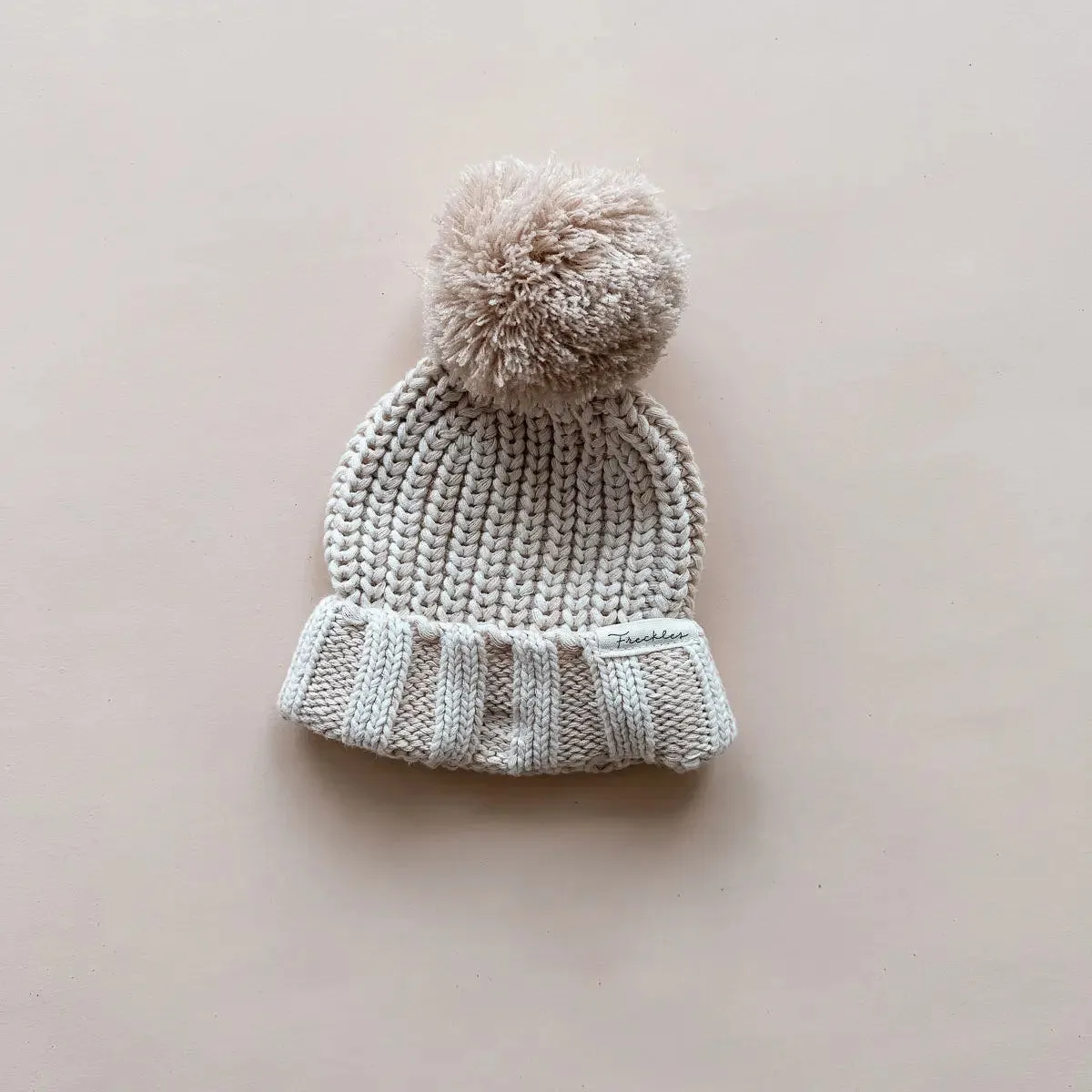 Chunky Cotton Beanie | Oat
