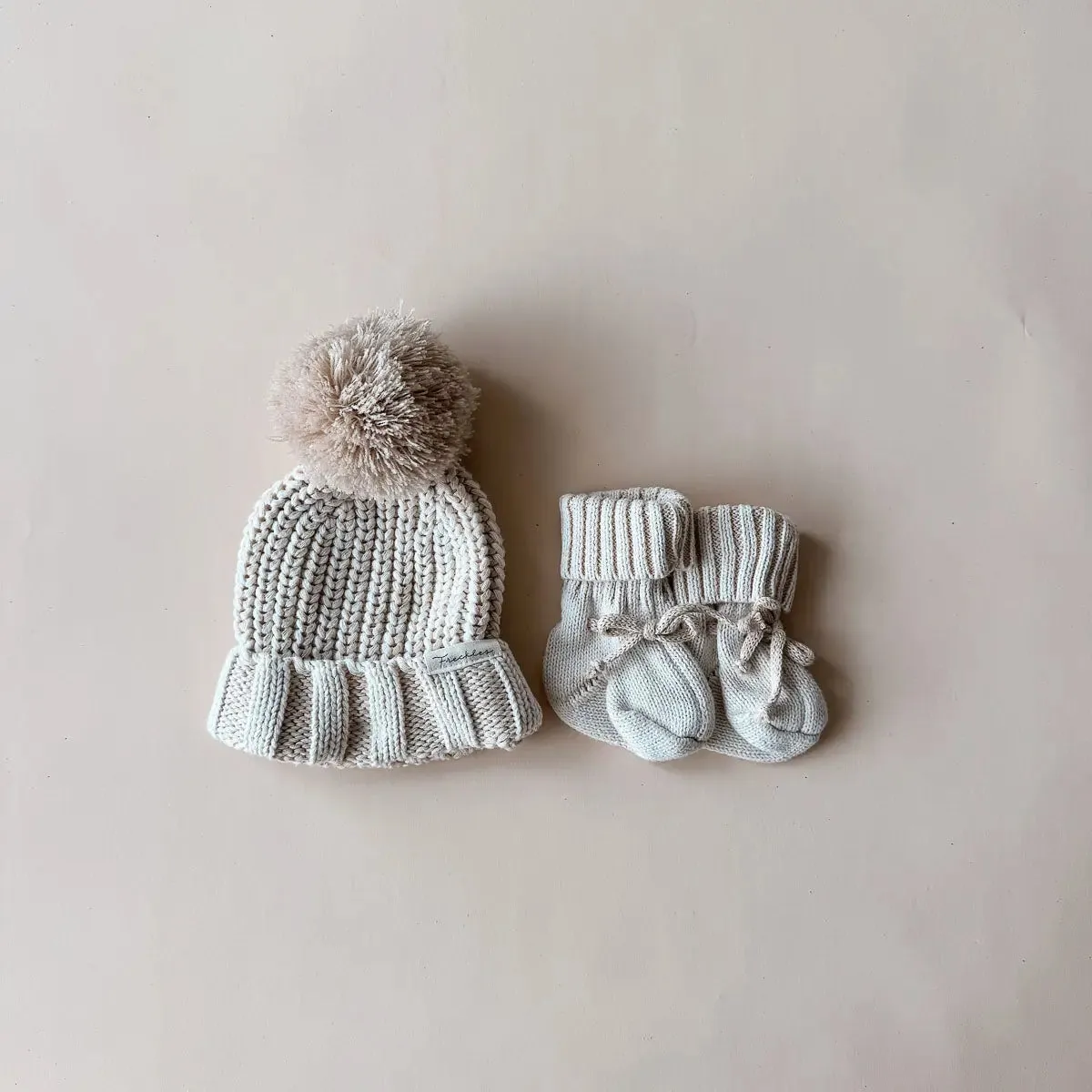 Chunky Cotton Beanie | Oat