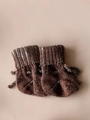 Chunky Cotton Bootie | Chocolate