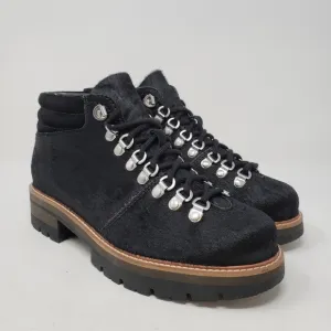 Clarks Orianna Alpine Fur Thick Lug Ankle Booties size 7