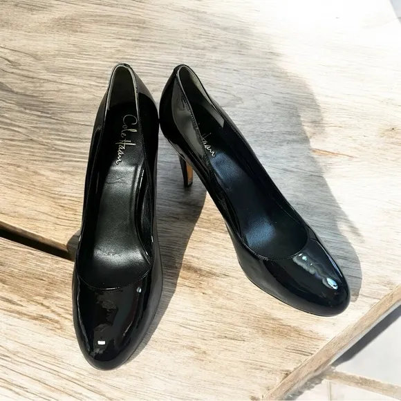 Cole Haan Black Patent Leather Heels 10B | Nike Air Comfort | 3.75” Pumps