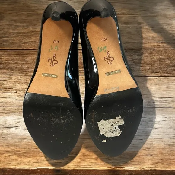 Cole Haan Black Patent Leather Heels 10B | Nike Air Comfort | 3.75” Pumps