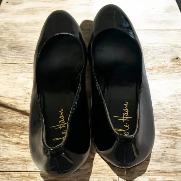 Cole Haan Black Patent Leather Heels 10B | Nike Air Comfort | 3.75” Pumps