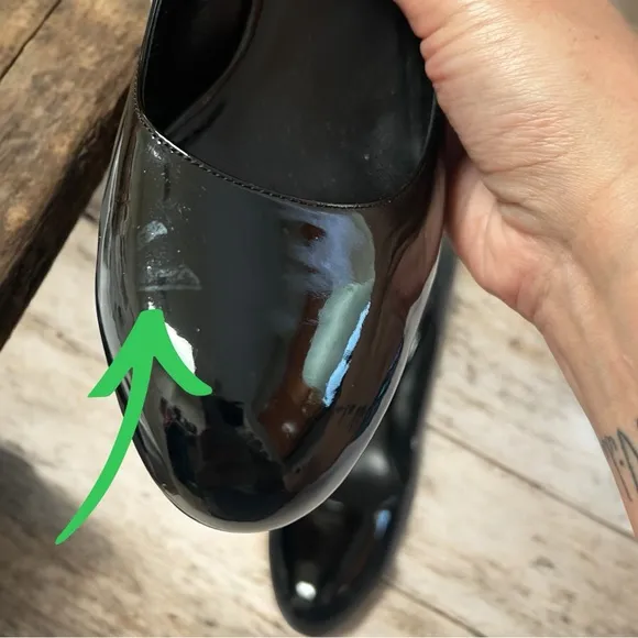 Cole Haan Black Patent Leather Heels 10B | Nike Air Comfort | 3.75” Pumps