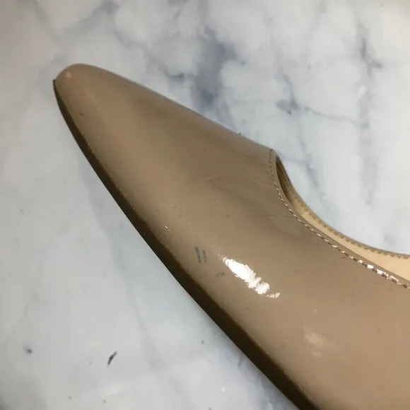 Cole Haan Grand OS Nude Patent Leather Heels Pumps