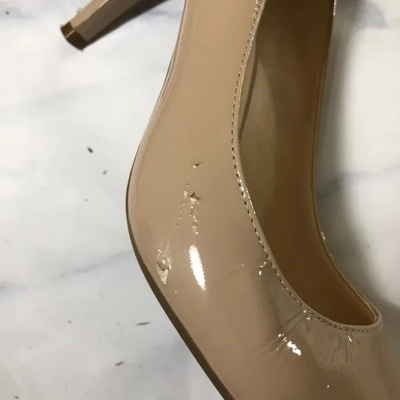 Cole Haan Grand OS Nude Patent Leather Heels Pumps
