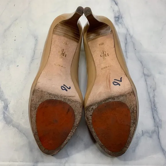 Cole Haan Nike Air Tan Nude High Heels Pumps