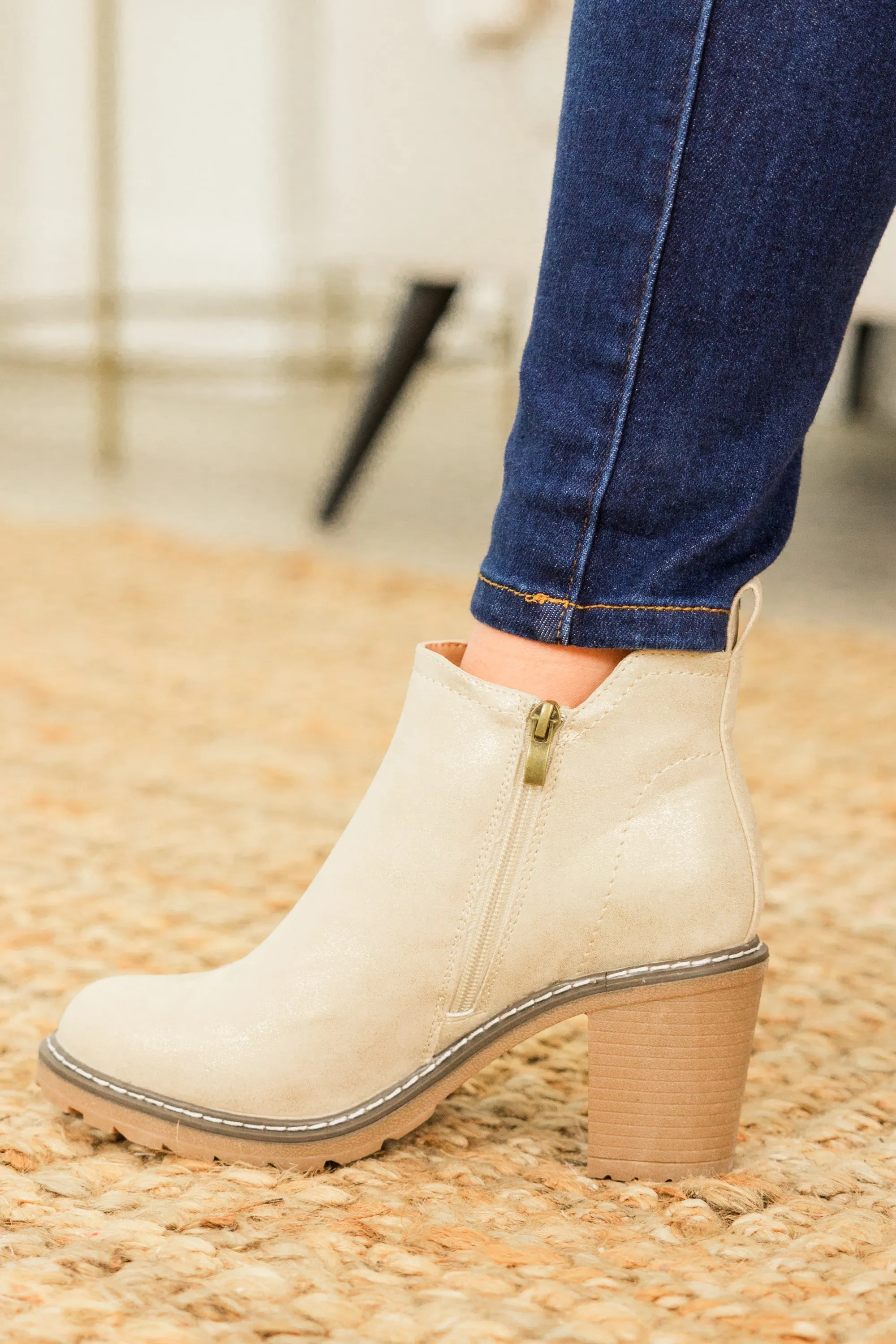 Corky's: Like What I Like Booties, Gold