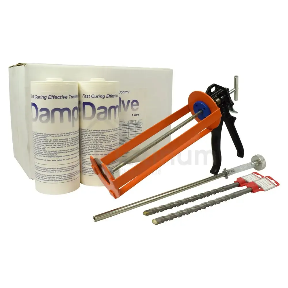 DampSolve Damp Proof Cream - 1 Litre Cartridge Kits