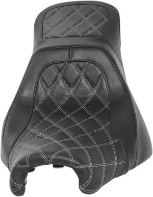 Danny Gray 24-811DIAAIR Airhawk Weekday 2-Up Seat - Double Diamond Stitch With Charcoal Gray Thread