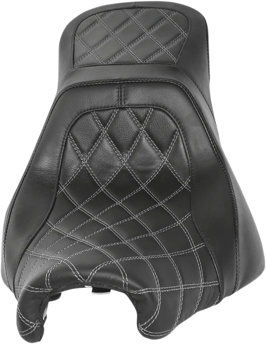Danny Gray 24-811DIAAIR Airhawk Weekday 2-Up Seat - Double Diamond Stitch With Charcoal Gray Thread