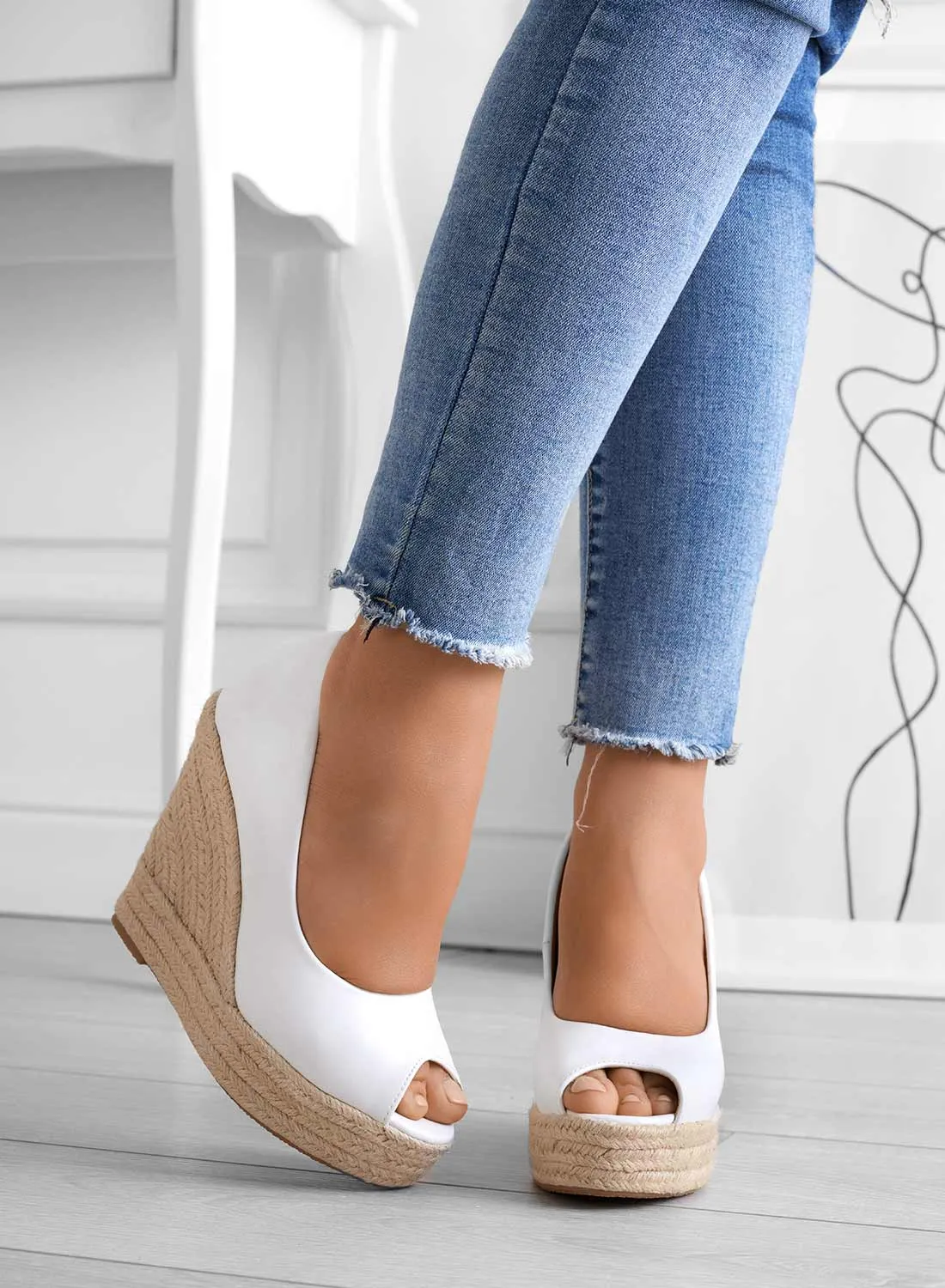 Delfina® | Suede wedge espadrilles