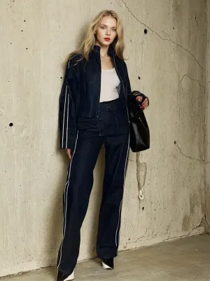 Denim Track and Field Set