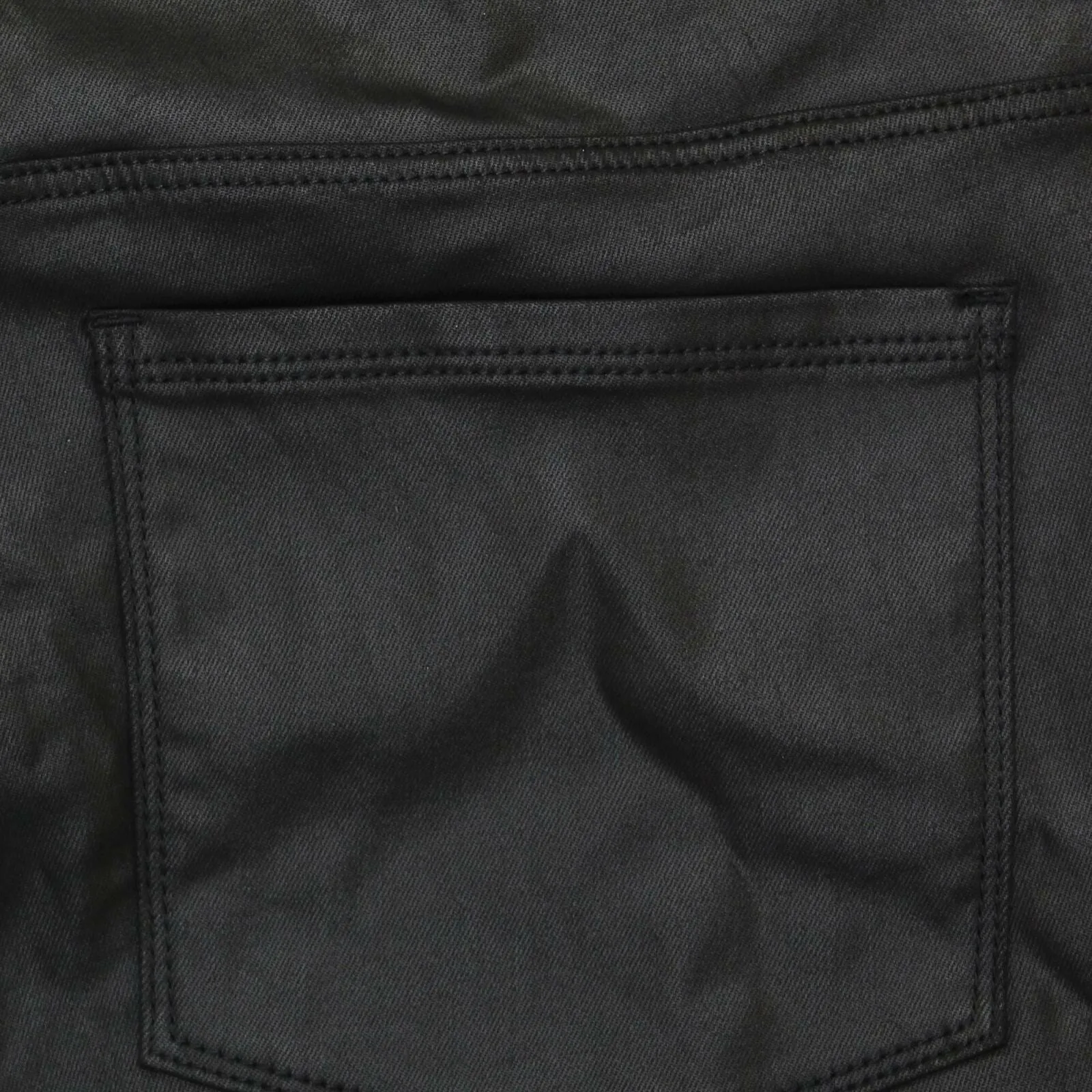 Dennis Basso Plus Size Stretch Coated Denim Slim Leg Jeans