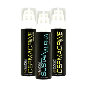 Dermacrine Sustain Alpha 3 Bottle Stack