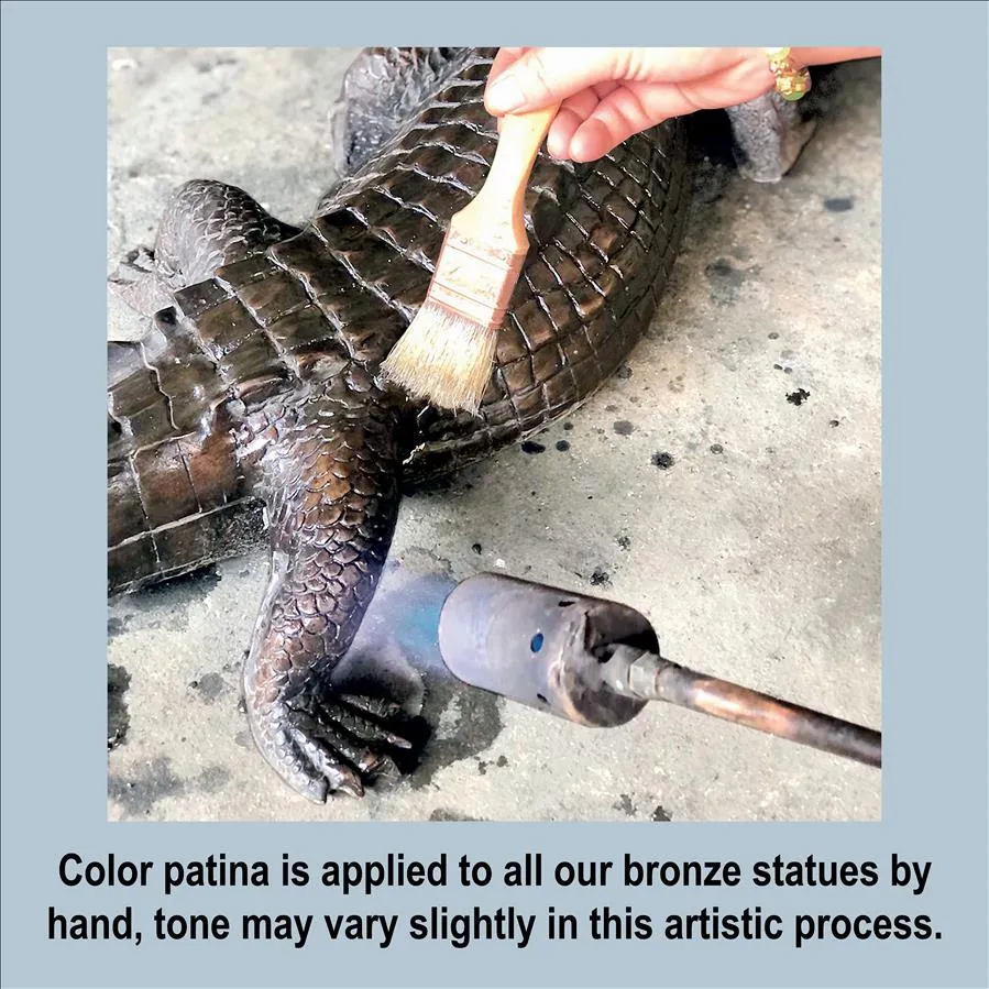 Design Toscano- New Friend, Boy with Frog Cast Bronze Garden Statue: Piped for Water