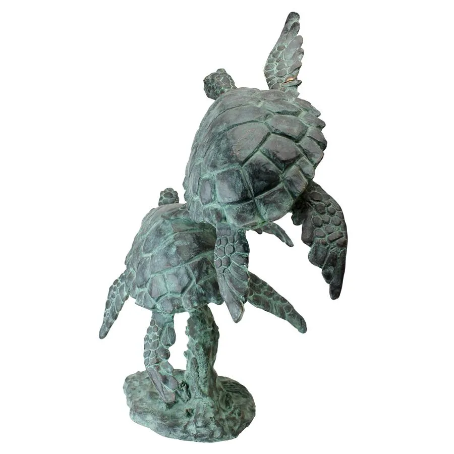 Design Toscano- Sea Turtles Bronze Garden Statue