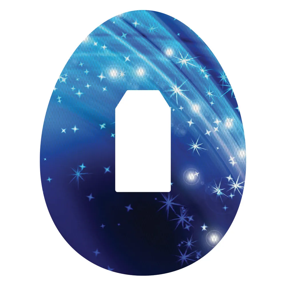 Dexcom Blue Sparkle Design Patches