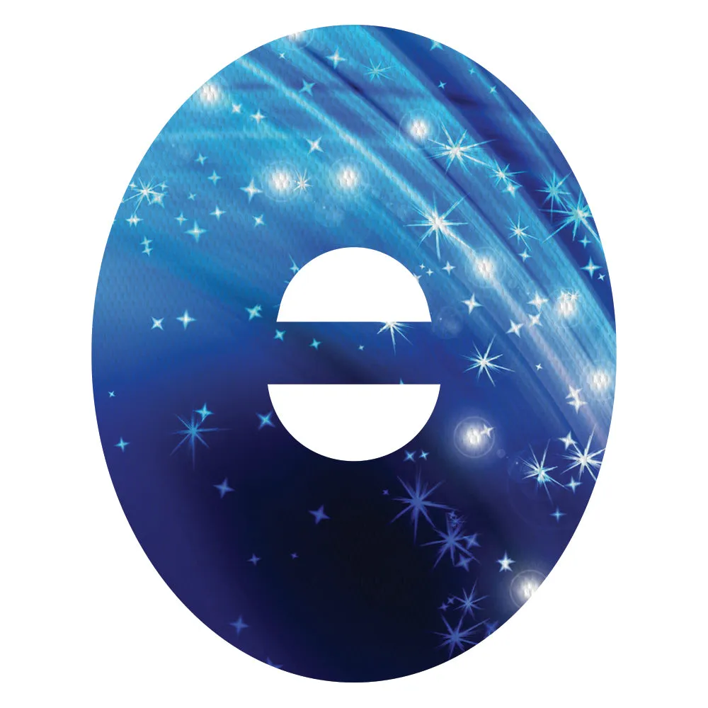 Dexcom Blue Sparkle Design Patches