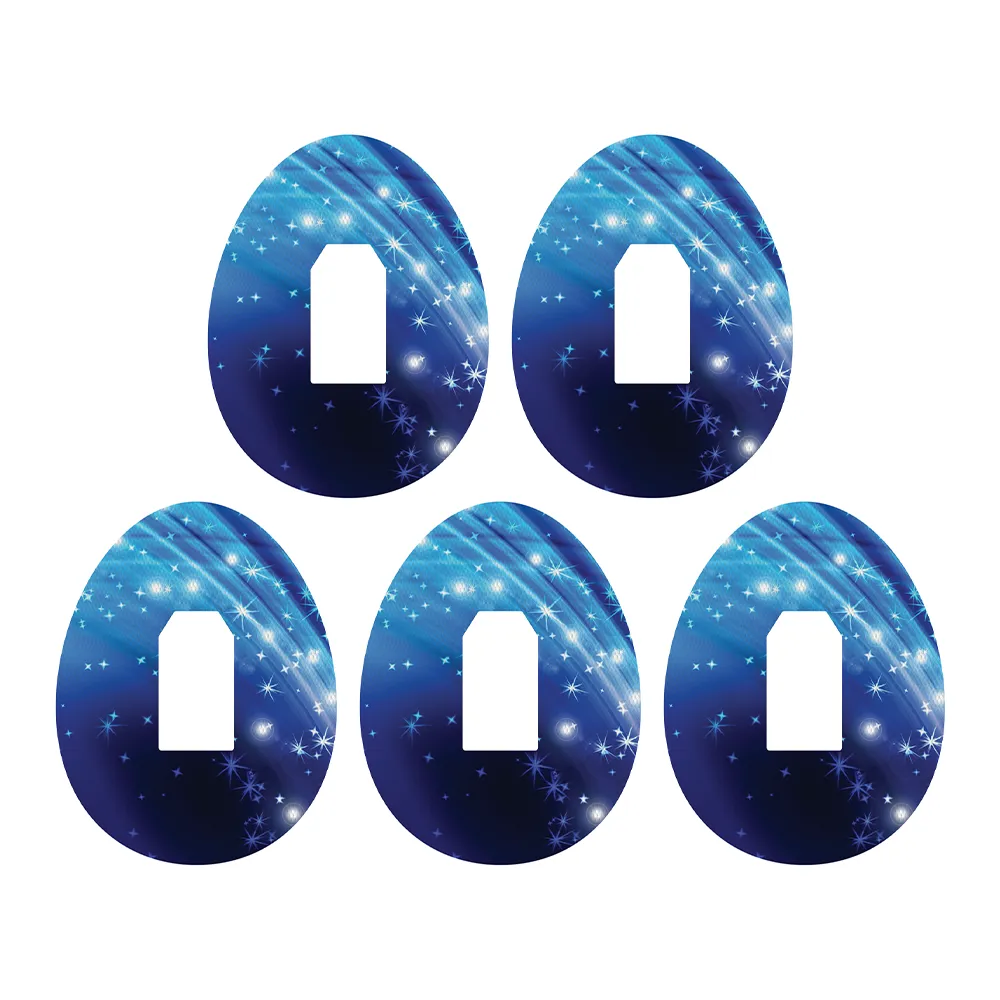 Dexcom Blue Sparkle Design Patches