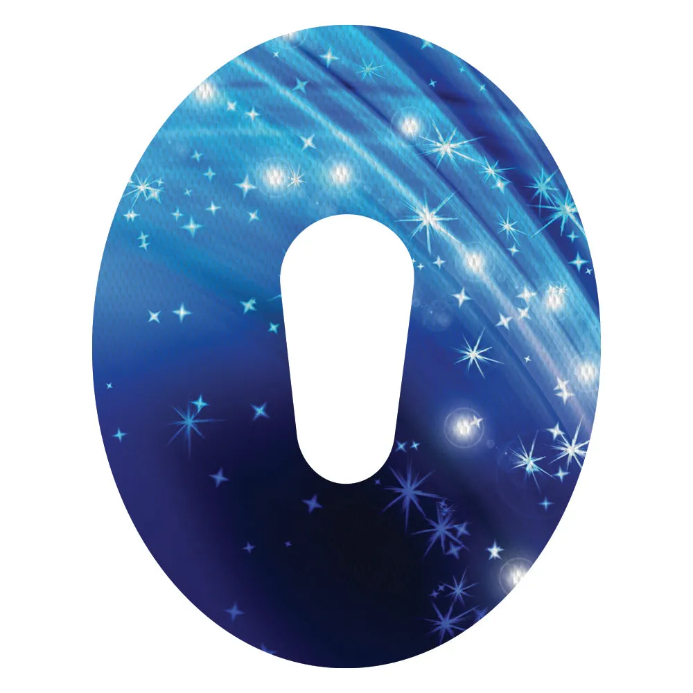 Dexcom Blue Sparkle Design Patches