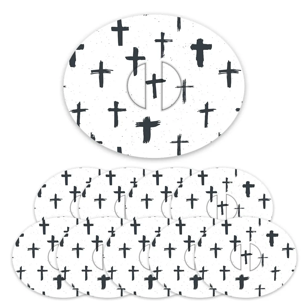 Dexcom Cross Pattern Design Patches