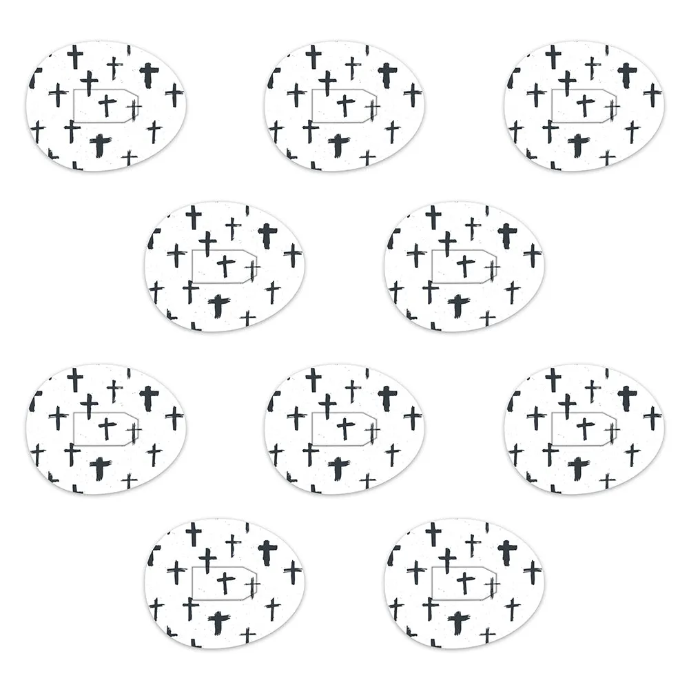 Dexcom Cross Pattern Design Patches
