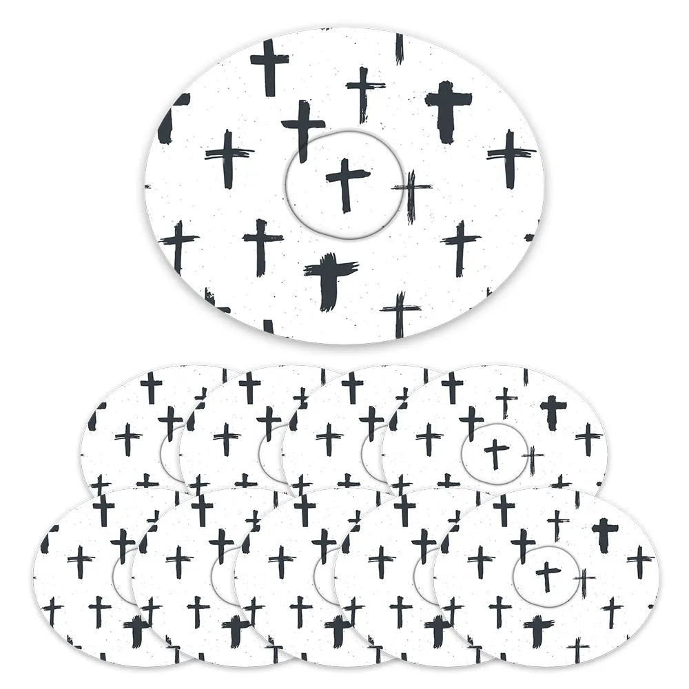 Dexcom Cross Pattern Design Patches
