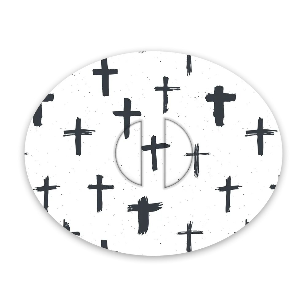 Dexcom Cross Pattern Design Patches
